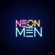 Neon man